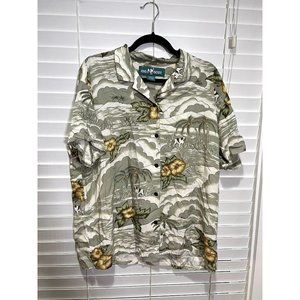 Vintage‎ Big Dog Short Sleeve Button Up Shirt - Size XL